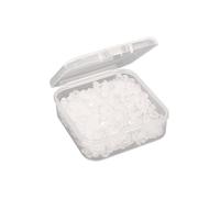 Amcbkyea 600 Stück Ohrring-Verschlüsse, klare Gummi-Ohrringe, hypoallergene Kugelförmige Sicherheitsverschlüsse für Ohrstecker, Fischhaken & Creolen | Transparente universelle weiche