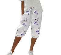 AMDOLE Damen Sale Angebote Damen Hosen Kurze Damen Hosen Sommer Baumwoll Sommerhosen Damen Kleider Angebot Sale Bundfaltenhose Damen Jogginghose Gemuetlich Chinohosen Herren Sommer