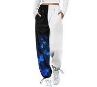 AMDOLE Deals of The Day Lightning Deals Jeans Damen Oversize Jumpsuit Damen Sweathose Damen Lang Damen Jeans 7/8 L?Nge Stretch Jersey Sommerhose Damen Spring Pants 2024