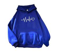 AMDOLE Todays Deals Deckenhoody Damen Baumwolle Tunika Damen Elegant Dicker Kapuzenpullover Kapuzenpullover Weiß Blauer Zip Hoodie Y2K Duenne Sweatjacke Damen Mit Kapuze