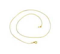 AMDXD Damen Halsketten, Schlangenkette Anhänger Halskette Schlangenkette Damen, Vergoldet Edelstahlkette für Damen, Gold, 45CM