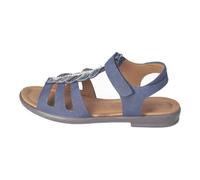 RICOSTA Mädchen Riemchensandalen Amelie, Kinder Sandalen, Weite: Mittel, Sandaletten, Sommersandalen, bequem, flach, Sommerschuhe, Nautic (170), 33 EU