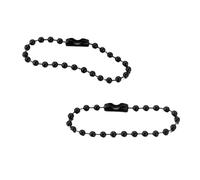 AMENGJ Kugelkette 100 Stück DIY Kugelketten aus silbernem, Buntem Silber, Schlüsselanhänger-Etikett, Handanhänger-Verbinder for Schmuckherstellung, Anhängerzubehör(Color 5,12cm 100pcs)