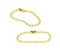 AMENGJ Kugelkette 100 Stück DIY Kugelketten aus silbernem, Buntem Silber, Schlüsselanhänger-Etikett, Handanhänger-Verbinder for Schmuckherstellung, Anhängerzubehör(Color 2,10cm 100pcs)