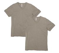 American Apparel CVC T-Shirt für Erwachsene, V-Ausschnitt, Stil G2006CVC, 2 Stück, L
