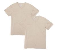 American Apparel CVC T-Shirt für Erwachsene, V-Ausschnitt, Stil G2006CVC, 2 Stück, M