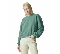 American Apparel Damen Reflex Fleece Crewneck Grf494aa Sweatshirt, Arktisblau, S