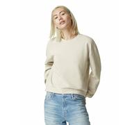 American Apparel Damen Reflex Fleece Crewneck Sweatshirt GRF494AA, Knochen, XXL