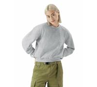 American Apparel Damen Reflex Fleece Crewneck Sweatshirt GRF494AA, Meliert, Grau, S