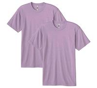 American Apparel Tri-Blend Track-T-Shirt, Unisex, für Erwachsene, Stil Gtr401, 2er-Pack, Tri-Sturm (2er-Pack), S