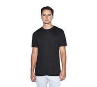 American Apparel Unisex Blend Rundhalsausschnitt, kurzärmelig, USA-Kollektion T-Shirt, Tri-Black, M