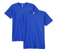 American Apparel Unisex-Erwachsene Fine Jersey Crewneck Short Sleeve, 2-Pack T-Shirt, königsblau, Large (2er Pack)