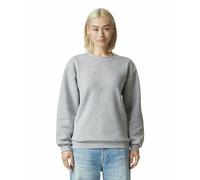 American Apparel Unisex Reflex Fleece Crewneck Grf496aa Sweatshirt, Meliert, Grau, X-Large