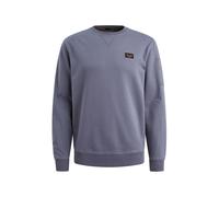 Sweatshirt PME LEGEND "Airstrip sweat", Herren, Gr. L, folkstone grau, Sweatware, Obermaterial: 95% Baumwolle, 5% Elasthan, unifarben, regular fit normal, Rundhals, Rippbündchen, Sweatshirts Sweatshir
