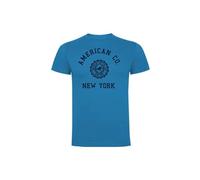 AMERICAN COLLEGE USA, T Shirt, Polo, Herren, Damen, Hemden, Hemd, Sweat Shirt, Casual, Sportlich, Bedruckt Unisex, Manner, Frauen, Kleidung, Modell ACTSW4 Indigo XL
