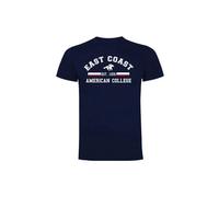 AMERICAN COLLEGE USA, T Shirt, Polo, Herren, Damen, Hemden, Hemd, Sweat Shirt, Casual, Sportlich, Bedruckt Unisex, Manner, Frauen, Kleidung, Modell ACTSW2 Navy XS