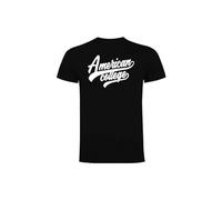 AMERICAN COLLEGE USA, T Shirt, Polo, Herren, Damen, Hemden, Hemd, Sweat Shirt, Casual, Sportlich, Bedruckt Unisex, Manner, Frauen, Kleidung, Modell ACTSW1 Black L