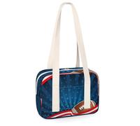 American Football kleine Sporttasche, Mini-Turnbeutel, leicht, lässig, Reisen, Sport, Organizer, Tasche für Kinder, Mädchen, Jungen, Damen, Herren