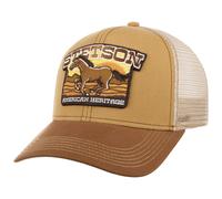 Stetson American Heritage Horse Trucker Cap Basecap Baseballcap Truckercap Meshcap Herren - Snapback, mit Schirm, Futter, Futter Frühling-Sommer Herbst-Winter Frühjahr Sommer Herbst Winter - One
