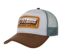 Stetson Truckercap American Heritage Patch Snapback Meshcap Herren blau-grau One Size