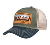 American Heritage Patch Trucker Cap by Stetson oliv One Size Small