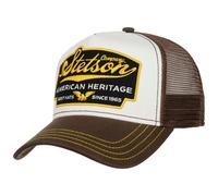 Stetson Trucker Cap American Heritage Herren – Snapback mit Netzeinsatz – Dunkelbraun One Size