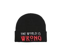 American Horror Story The World is Wrong Beanie Wollmütze schwarz, Größe:OneSize