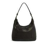 American Leather Co. Hudson Hobo Handtasche, wunderschönes Design und hervorragend modisch, Schwarz glatt