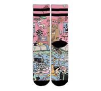 American Socks - American Pie Mid High - Socken - Mehrfarbig - S/M - 67% CoolMax (R), 17% Polyamid, 10% Baumwolle, 6% Elastan Mehrfarbig S/M