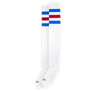 American Socks American Pride - Ultra High - Kousen met strepen boven de knie om te dragen, met Old School stijl. Gemaakt in Barcelona