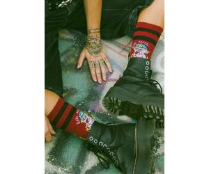 American Socks - Bad Mood Mid High - Socken - Mehrfarbig - Onesize - 67% Baumwolle, 21% Polyamide, 6% Polyester, 6% Elastane Mehrfarbig Onesize