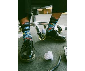 American Socks - Hannya - Socken - Mehrfarbig - S/M - 67% CoolMax (R), 17% Polyamid, 10% Baumwolle, 6% Elastan Mehrfarbig S/M