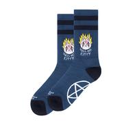 American Socks Hell no kitty - Mid High Socken blau in Standard