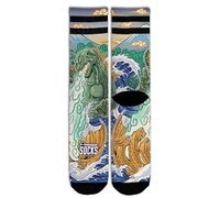 American Socks Kaiju King Socken, Unisex, einzigartiges und lustiges Design, Absorptionstechnologie, Kaiju King, S/M