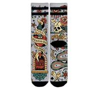 American Socks Till Death Do Us Part - Mid High S/M - Sportsokken voor heren en dames, Crossfit-sokken, Padel-sokken, Running-sokken, Fiets-, Fiets- en Skate-sokken.