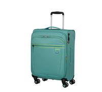 American Tourister - AEROSPIN 4Rad-Weichgepäcktrolley Spinner S Exp Dusty Turquoise Türkis, 55 CM