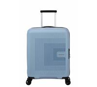 American Tourister Aerostep - Spinner S, Erweiterbarer Handgepäck, 55 cm, 36/40 L, Grau (Soho Grey)