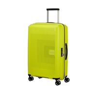 American Tourister Aerostep Spinner Check-in-Koffer, 67 cm | Gelb, erweiterbarer Hartschalenkoffer, 67H x 46W x 26D cm, 66.5/72.5 L, 3.1 kg, mit TSA-Schloss und Kreuz-Packgurten