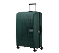 American Tourister Aerostep Spinner Check-in-Koffer, 77 cm | Grün, erweiterbarer Hartschalenkoffer, 77H x 50W x 29D cm, 101.5/109 L, 3.6 kg, mit TSA-Schloss und Kreuz-Packgurten