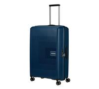 American Tourister Aerostep - Spinner L, Erweiterbarer Koffer, 77 cm, 101.5/109 L, Blau (Navy Blue)