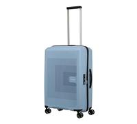 American Tourister Aerostep - Spinner M, Erweiterbarer Koffer, 67 cm, 66.5/72.5 L, Grau (Soho Grey)
