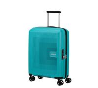 American Tourister Aerostep - Spinner S, Erweiterbarer Handgepäck, 55 cm, 36/40 L, Türkis (Turquoise Tonic)