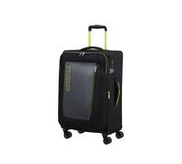 American Tourister Aktivus Reisekoffer Weichgepäck M erweiterbar Black/ Lime