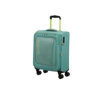 American Tourister Aktivus Reisekoffer Weichgepäck S (Handgepäck) erweiterbar Dusty Turquoise/ Lime