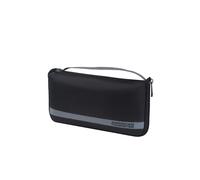 American Tourister - Kofferschutzhülle L, Faltbare Kofferhülle, Reisekoffer Schutz, 71 x 50 x 30 cm, Schwarz/Grau