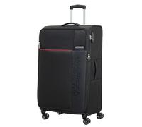 American Tourister - American Tourister Fun Cruise Black Red 4 Doppelrollen Trolley L 80cm schwarz