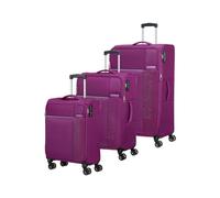 American Tourister - American Tourister Fun Cruise Deep Purple Aquamarine Koffer/Trolley Set 3tlg. lila