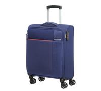 American Tourister - American Tourister Fun Cruise Navy Orange 4 Doppelrollen Trolley L 80cm blau