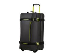 American Tourister Reisetasche mit Rollen Urban Track Duffle/Wheels M coated 84l black/lime