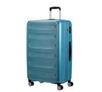 American Tourister Astrobeam - Spinner L, Erweiterbar Koffer, 77 cm, 97/110 L, Blau (ICY Aqua)
